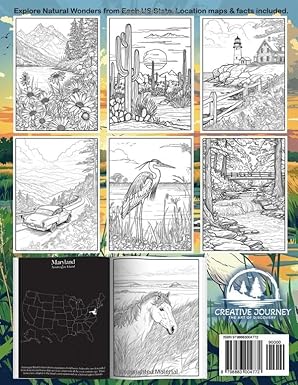 Nature Coloring Book for Adults: Relaxing Landscapes and Beautiful Scenes